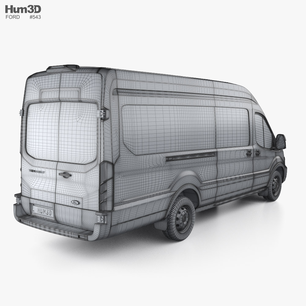 Ford Transit Cargo Van L4H3 US-spec 2024 3D model
