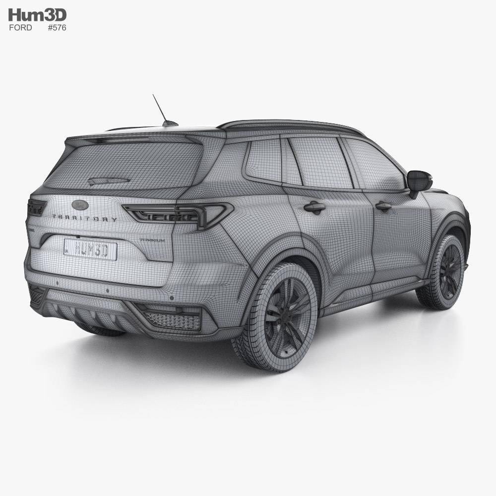 Ford Territory Titanium 2024 3D model