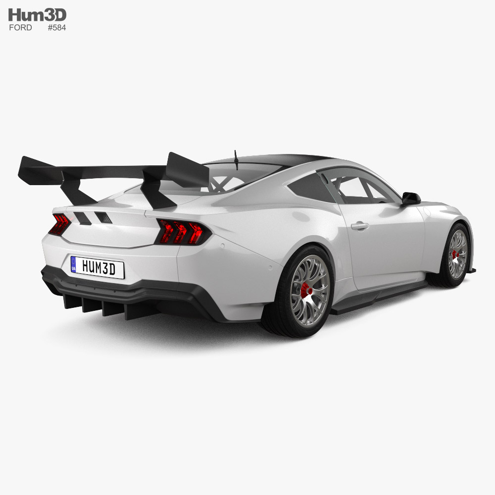 Ford Mustang Supercars 2024 3D model