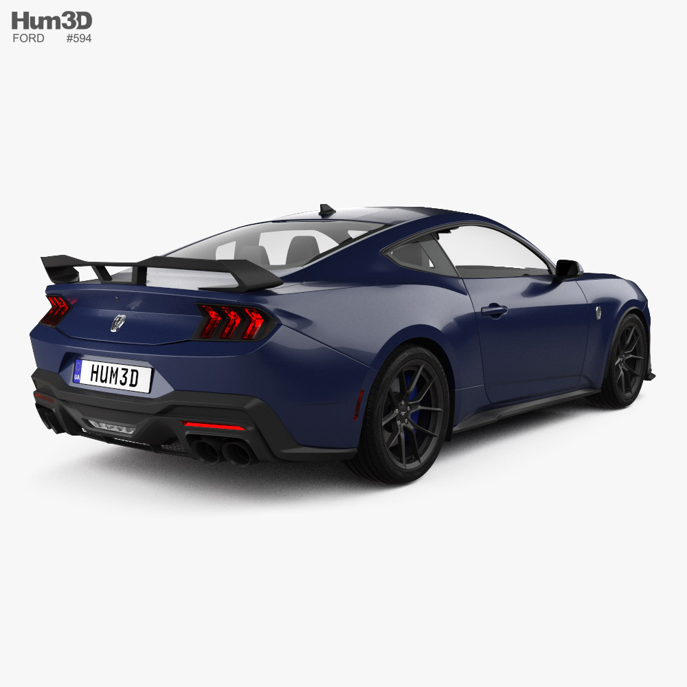 Ford Mustang Dark Horse US-spec coupe 2024 3D model