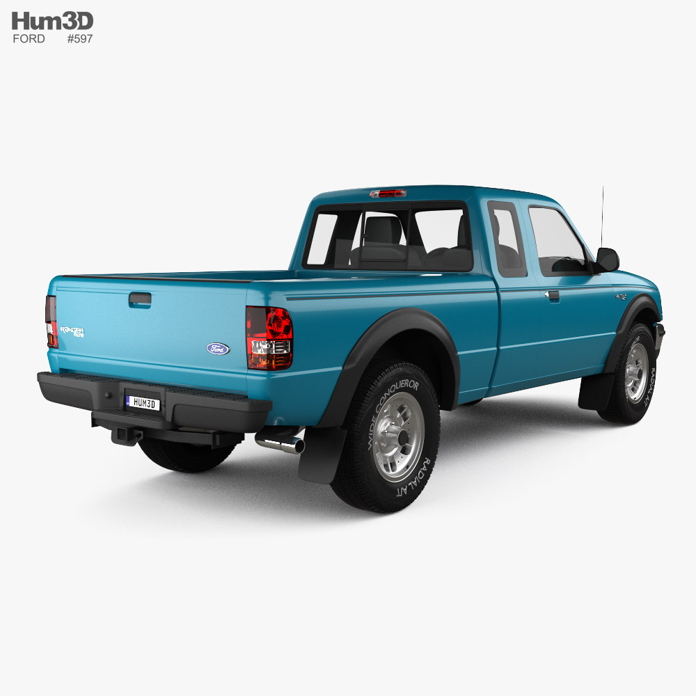 Ford Ranger Extended Cab 1997 3D model