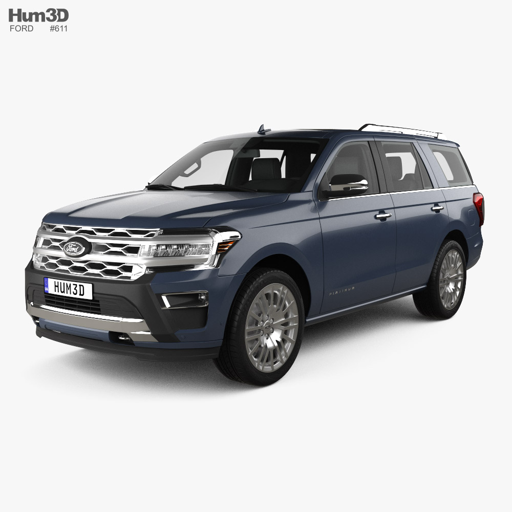 Ford Expedition Platinum 2024 3D model