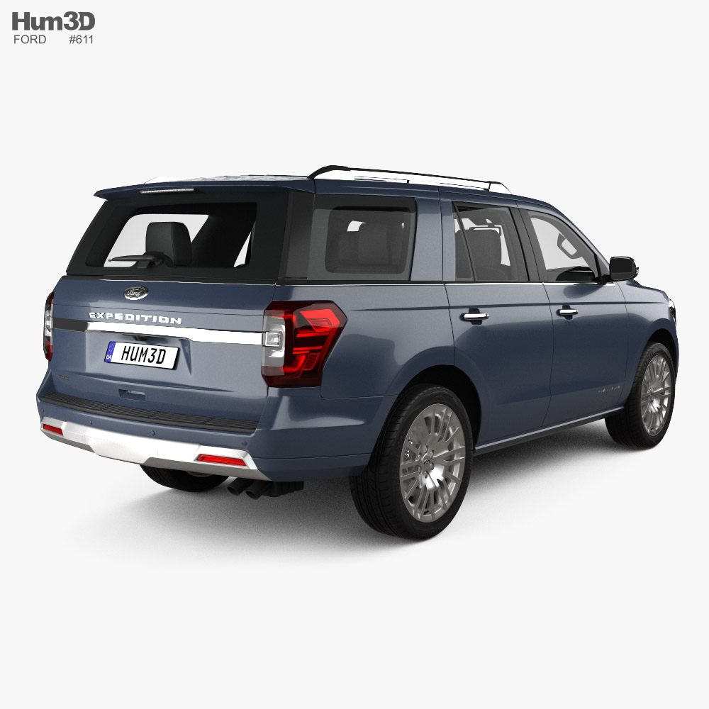 Ford Expedition Platinum 2024 3D model