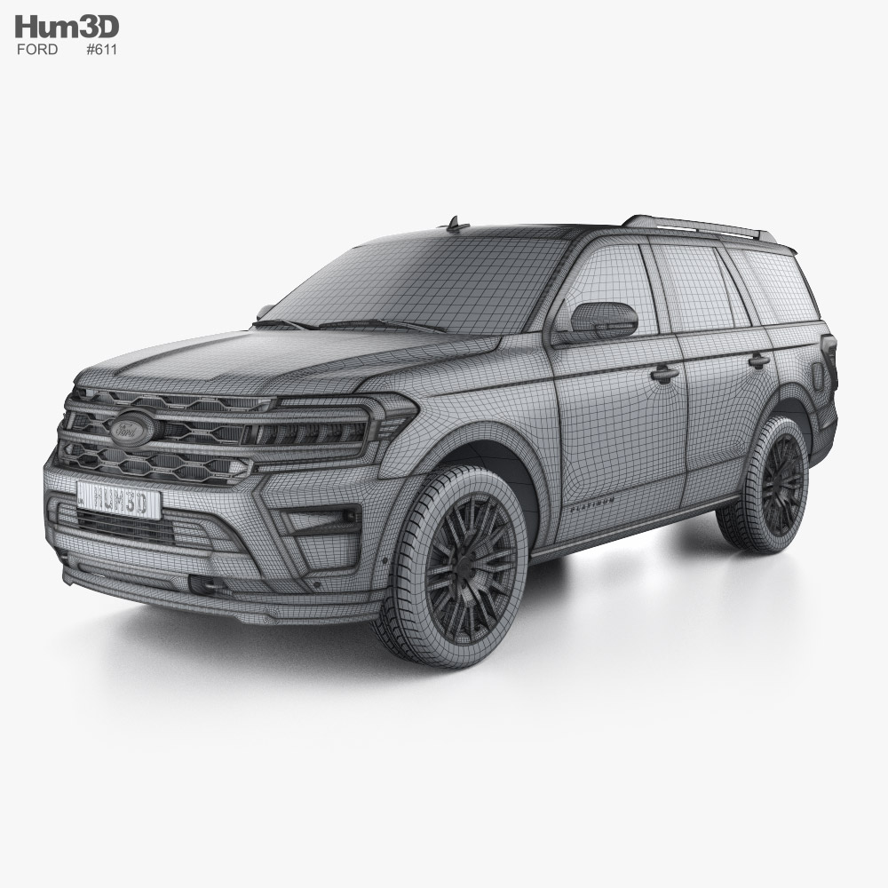 Ford Expedition Platinum 2024 3D model