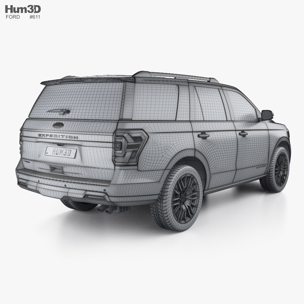 Ford Expedition Platinum 2024 3D model