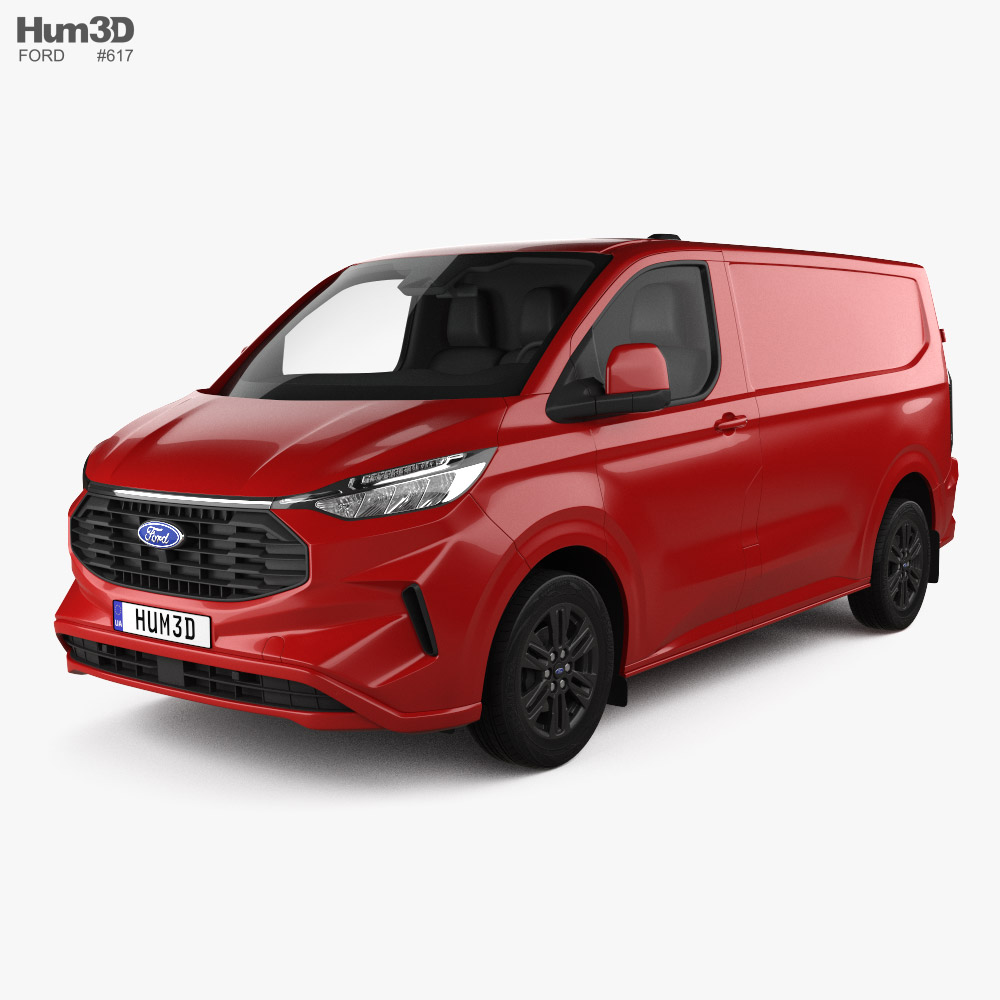 Ford Transit Custom Panel Van L1H1 2024 3D model