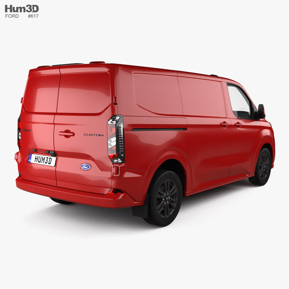 Ford Transit Custom Panel Van L1H1 2024 3D model