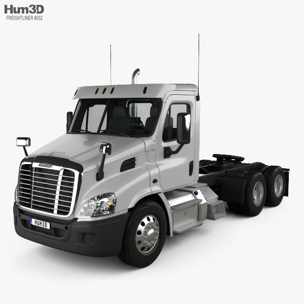 Freightliner Cascadia Day Cab Tractor Truck 2016 3D model