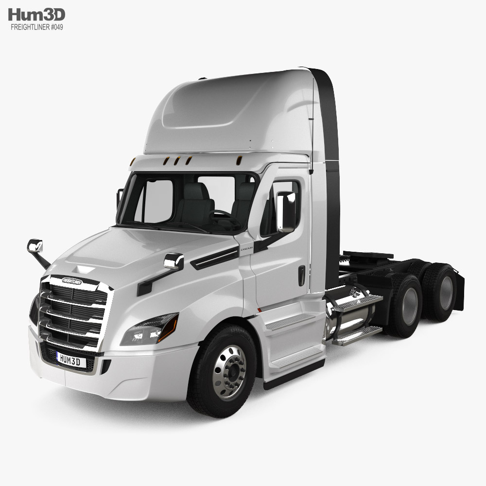 Freightliner Cascadia 126BBC Day Cab Tractor Truck 2021 3D model