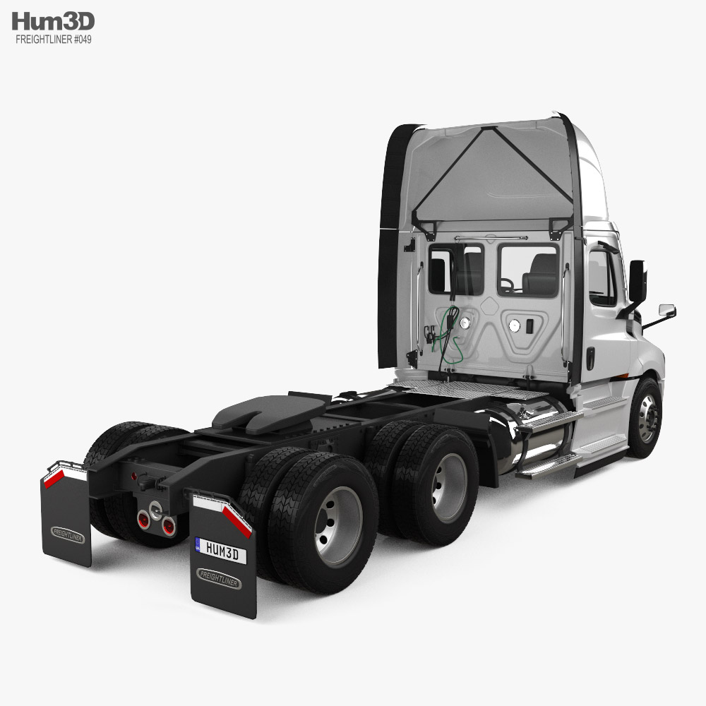 Freightliner Cascadia 126BBC Day Cab Tractor Truck 2021 3D model