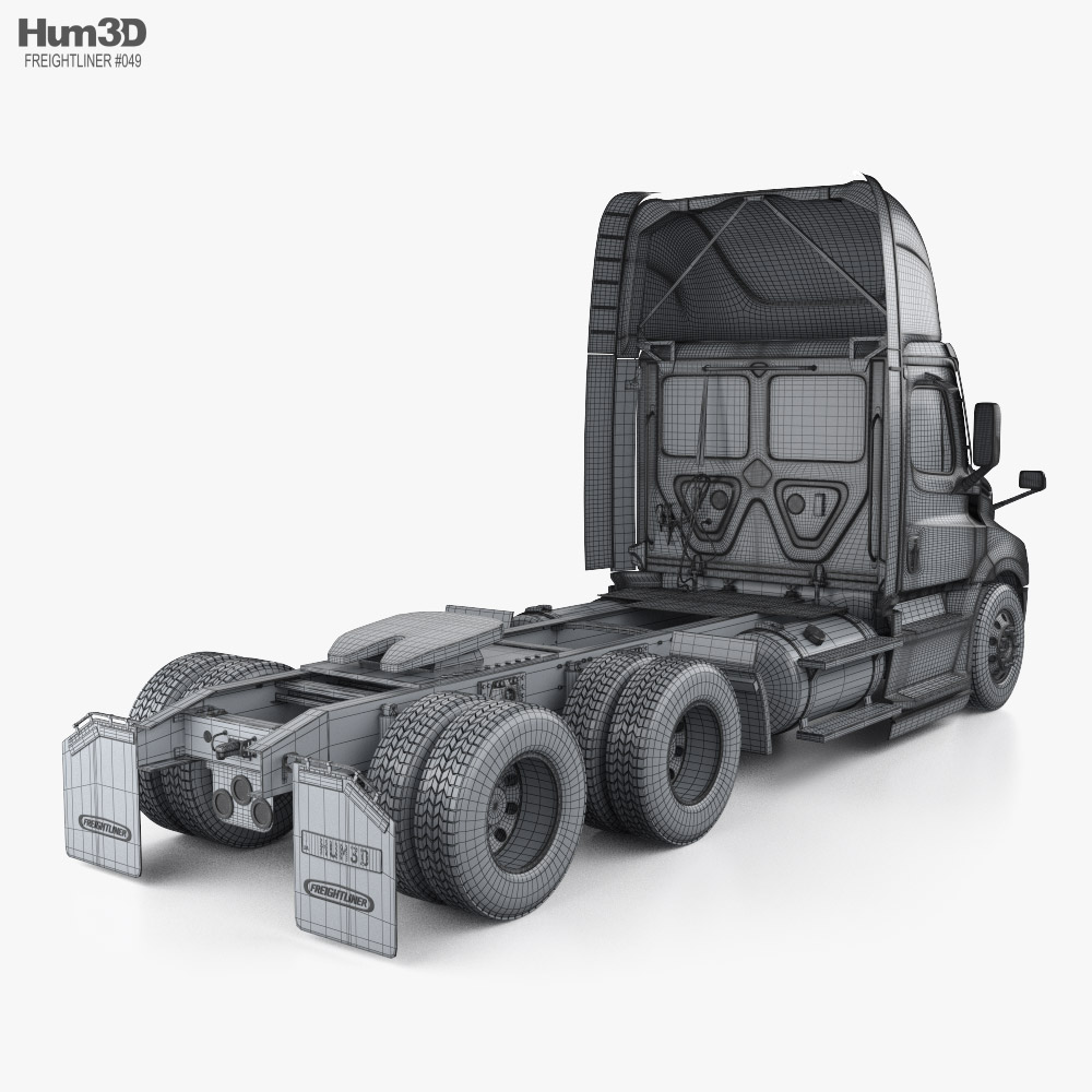 Freightliner Cascadia 126BBC Day Cab Tractor Truck 2021 3D model