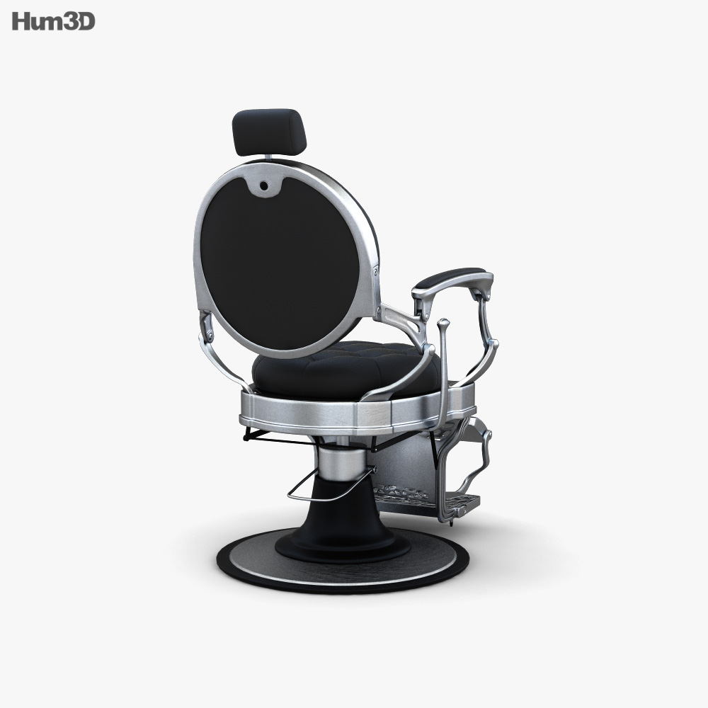 BR Beauty Alesso Barber chair 3D model
