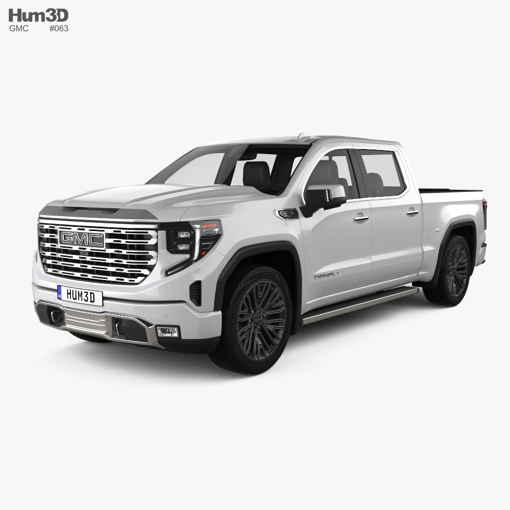 GMC Sierra 1500 Crew Cab Short Box Denali 2024 3D model