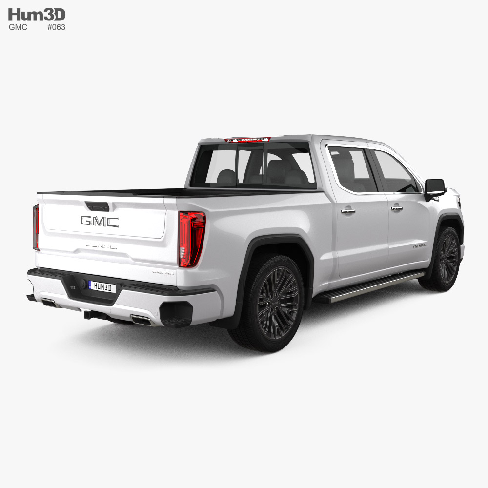 GMC Sierra 1500 Crew Cab Short Box Denali 2024 3D model