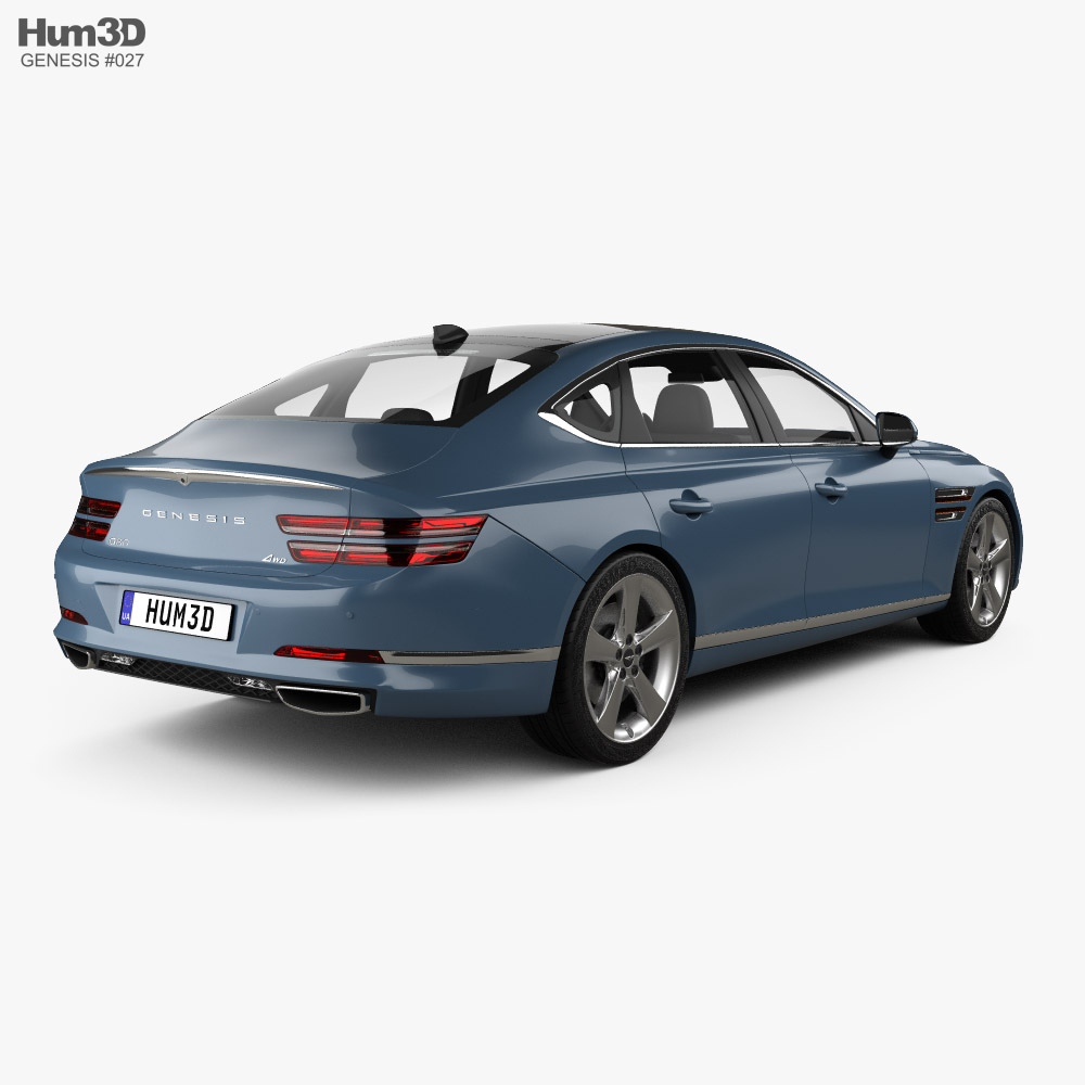 Genesis G80 2023 3D model