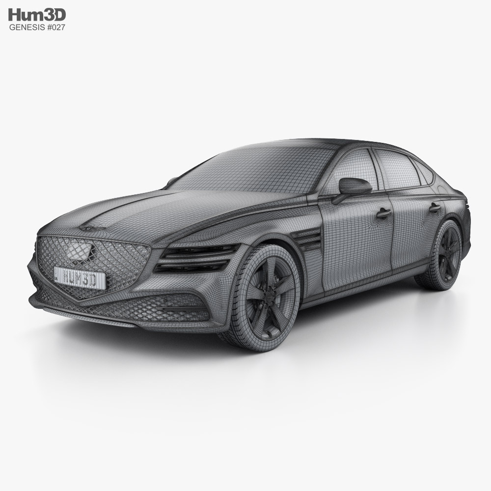 Genesis G80 2023 3D model