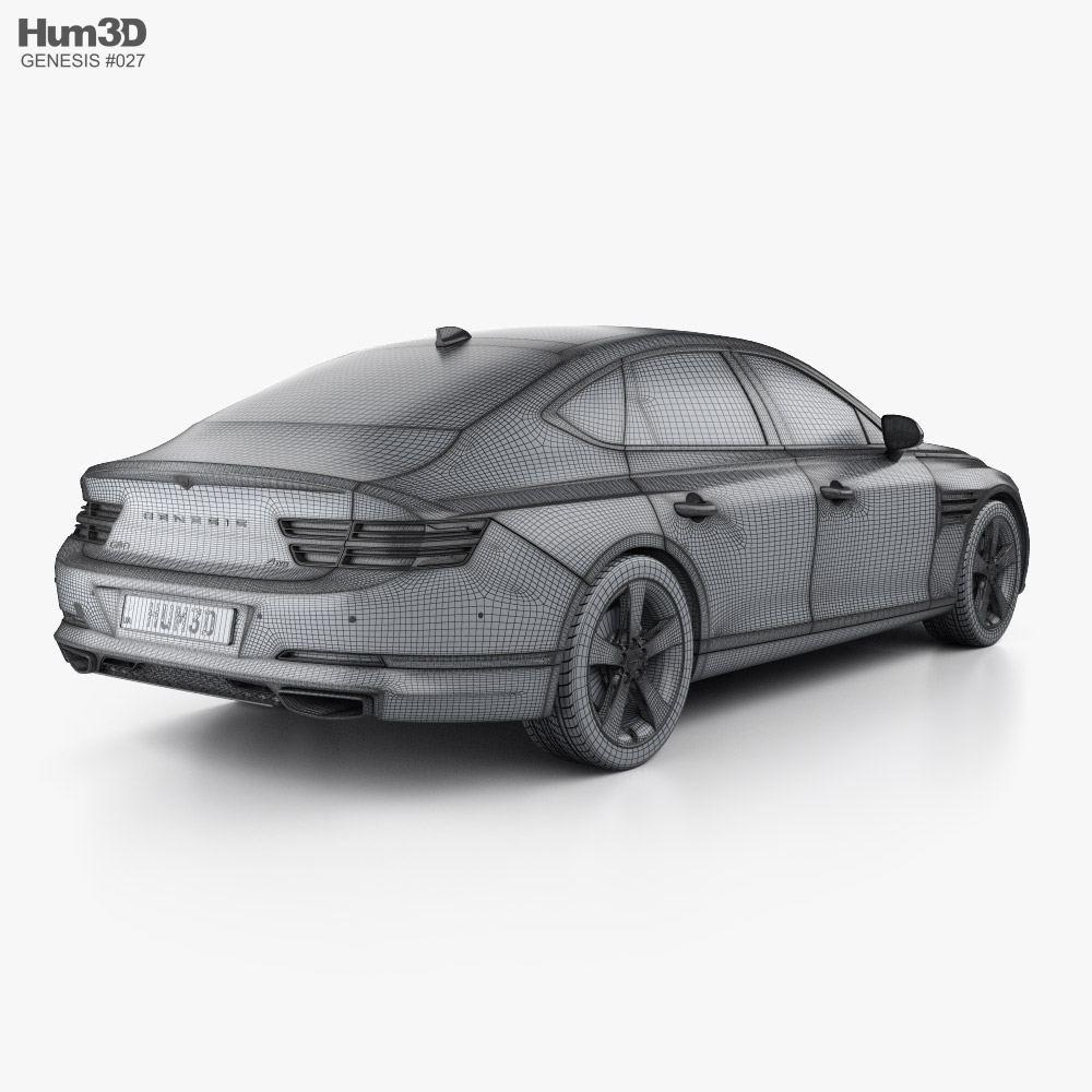 Genesis G80 2023 3D model