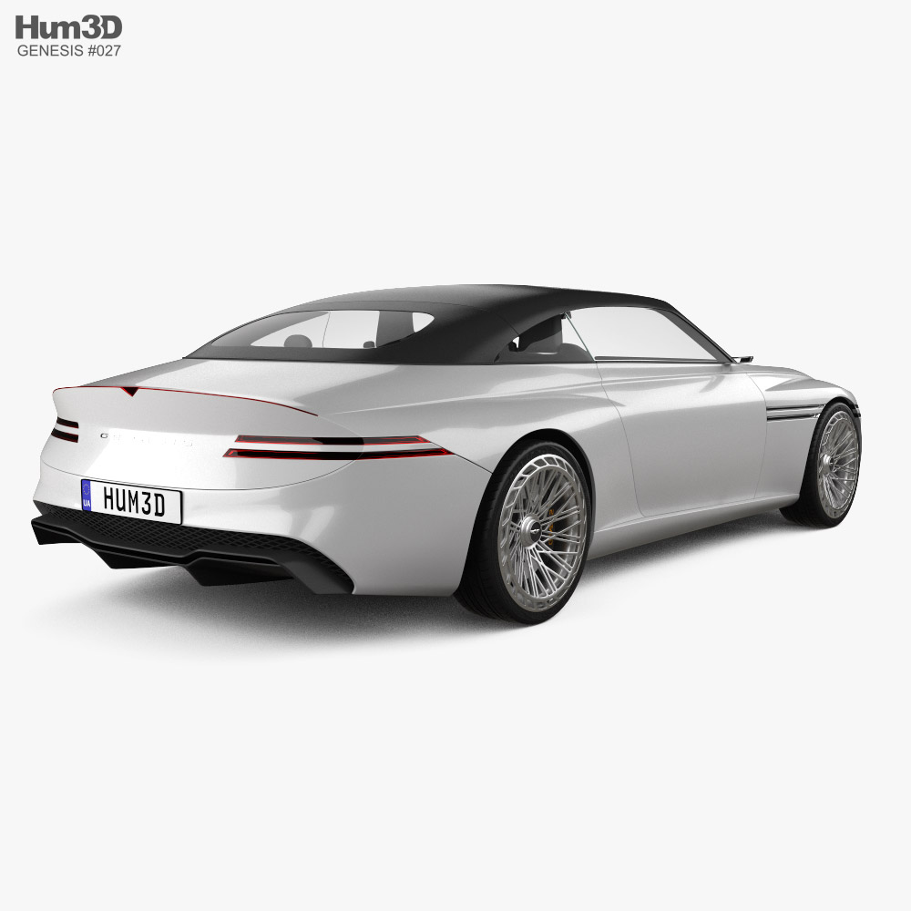 Genesis X convertible 2024 3D model