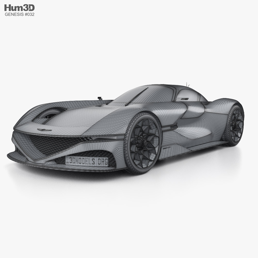 Genesis X Gran Berlinetta Vision Gran Turismo 2024 3D model