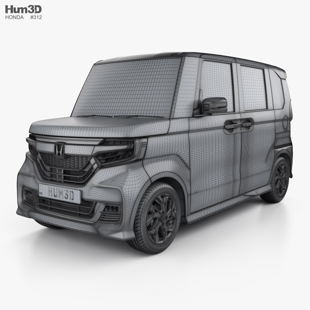 Honda N-Box Custom 2024 3D model