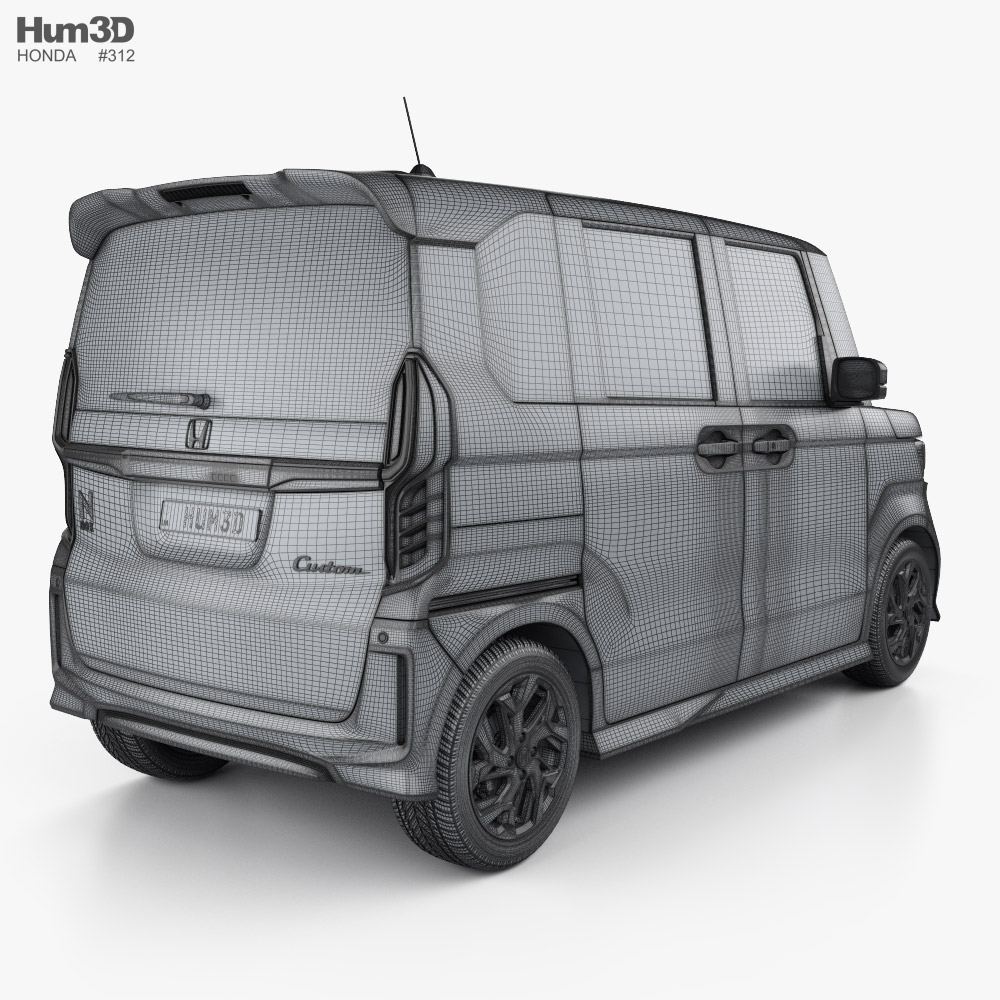 Honda N-Box Custom 2024 3D model