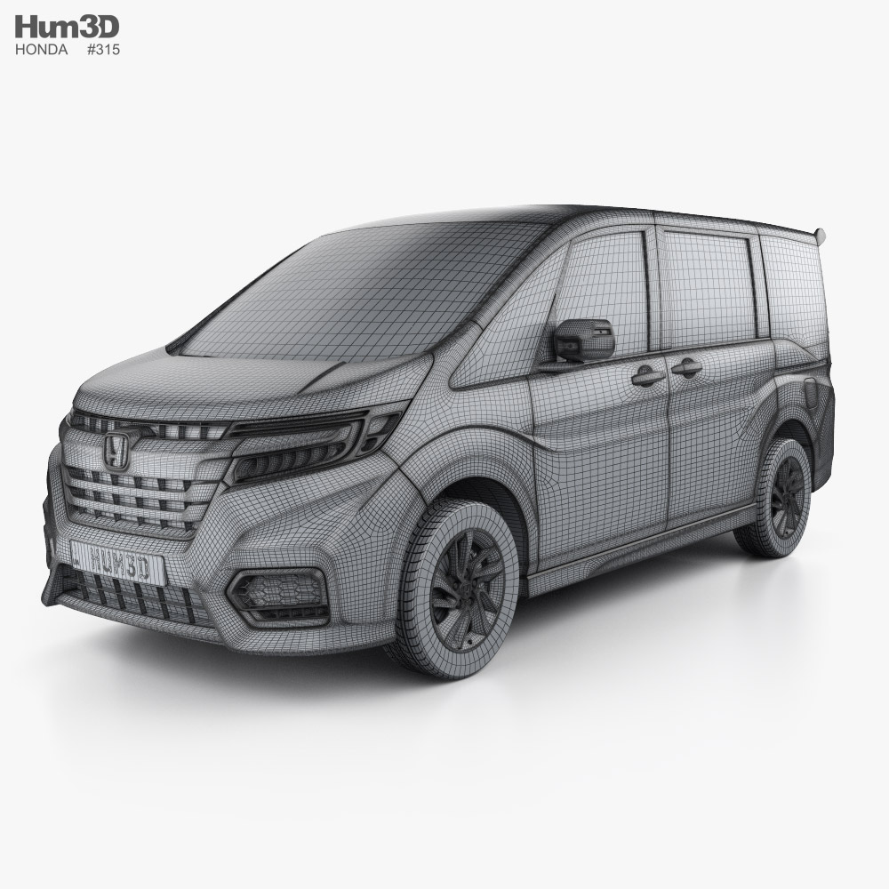 Honda StepWGN Spada eHEV 2024 3D model