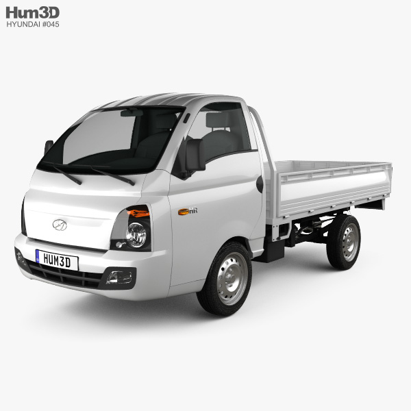 Hyundai HR (Porter) Flatbed Truck 2014 3D model