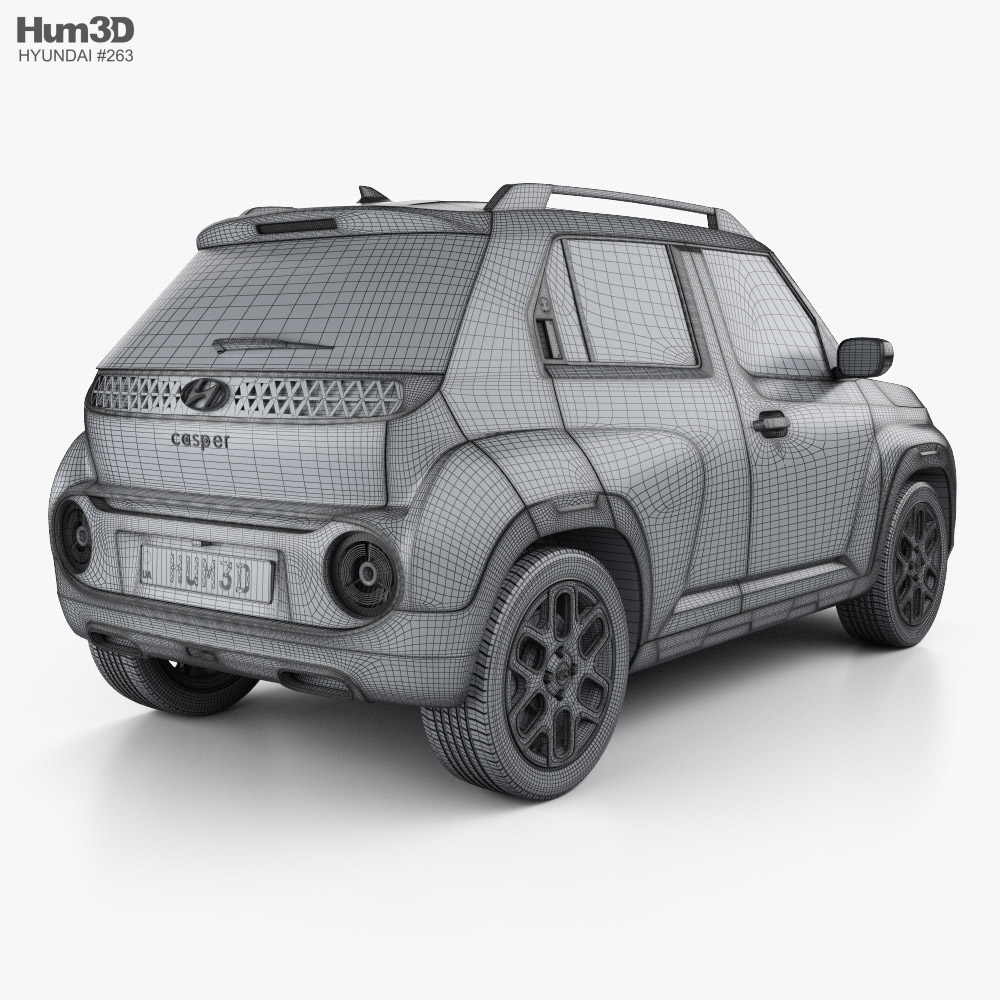 Hyundai Casper 2024 3D model