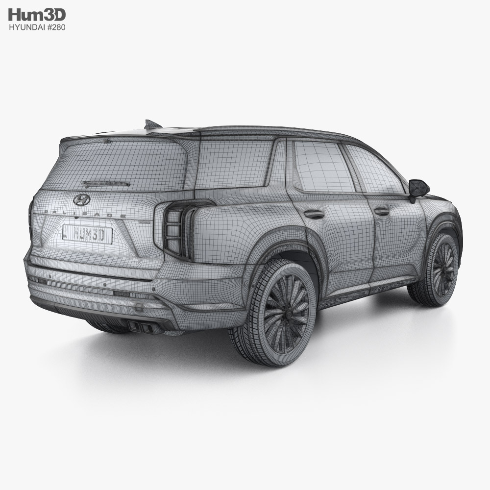 Hyundai Palisade 2024 3D model