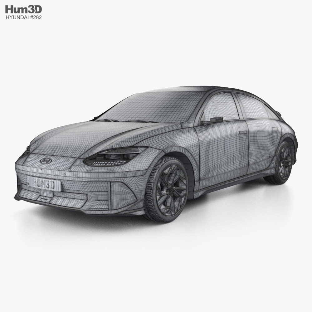 Hyundai Ioniq 6 2024 3D model