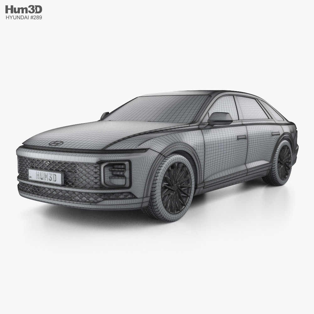 Hyundai Grandeur 2024 3D model