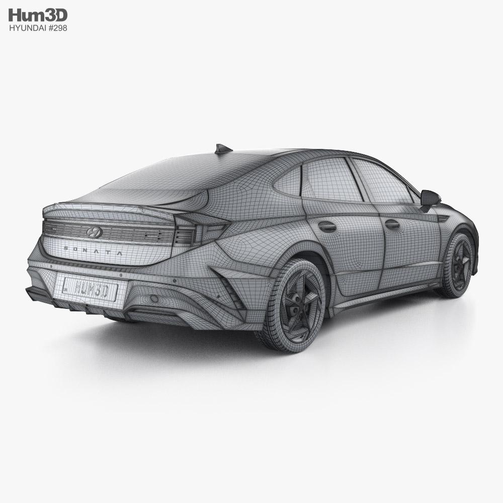 Hyundai Sonata 2024 3D model