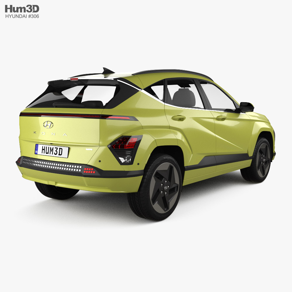 Hyundai Kona Electric US-spec 2024 3D model