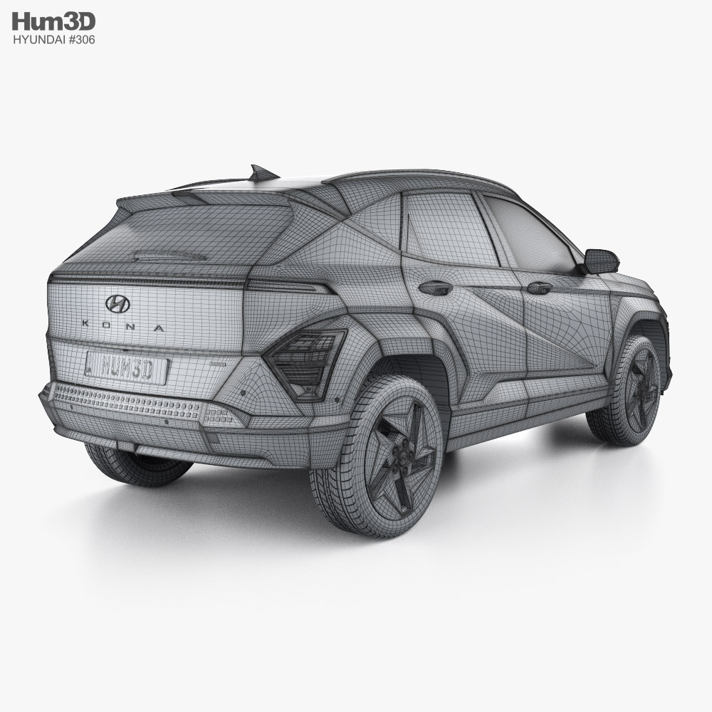 Hyundai Kona Electric US-spec 2024 3D model