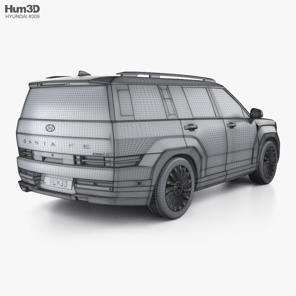 Hyundai Santa Fe 2024 3D model