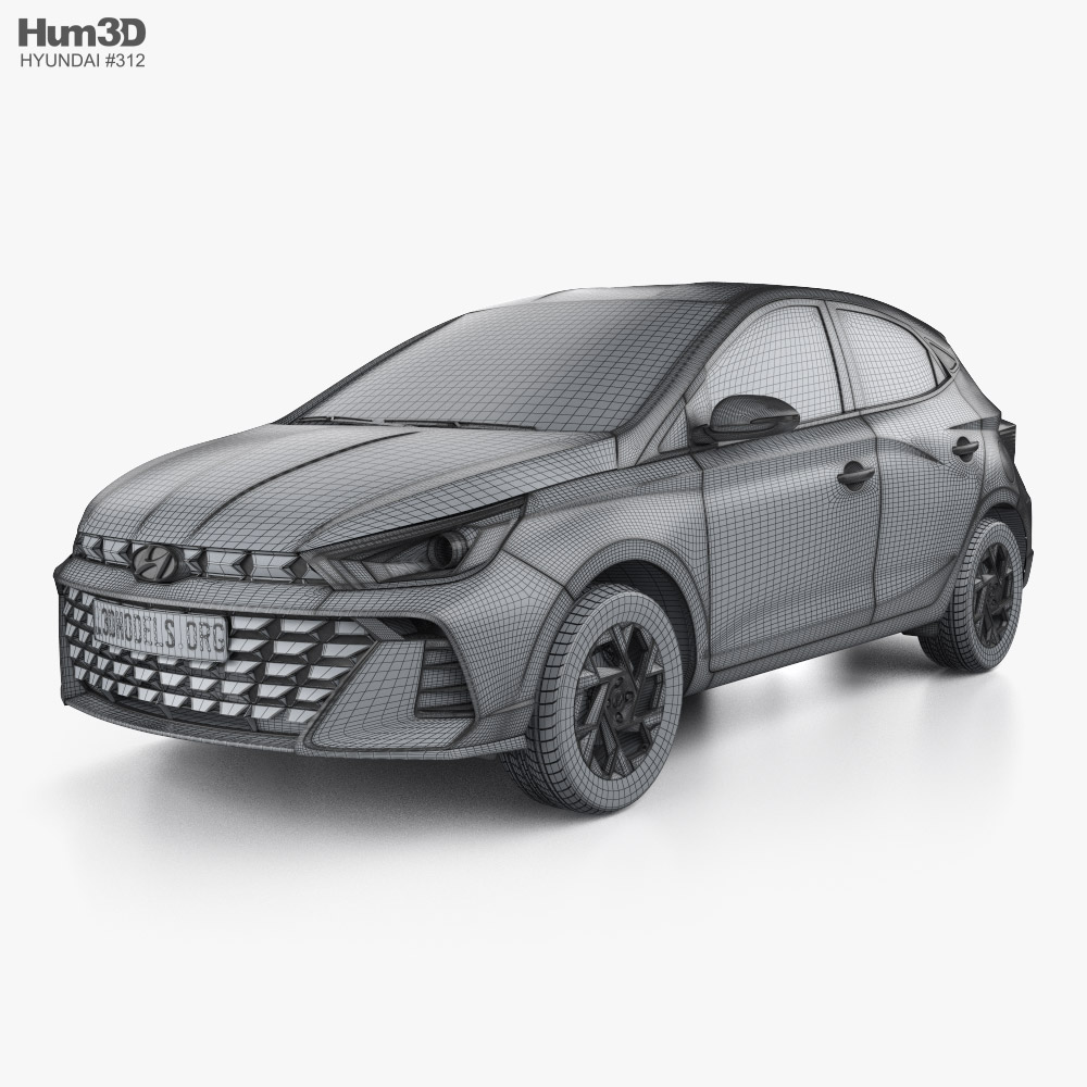 Hyundai HB20 2023 3D model