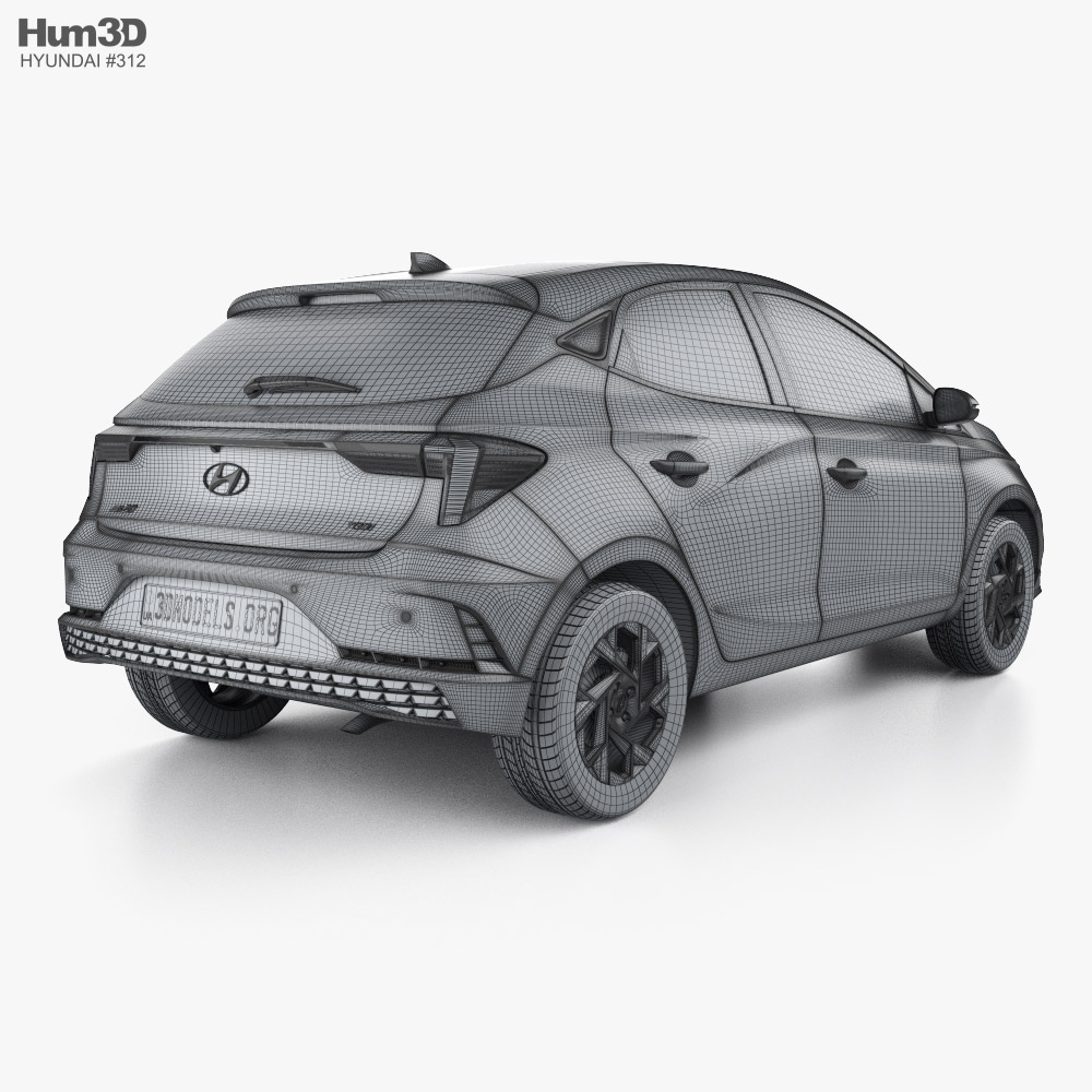 Hyundai HB20 2023 3D model