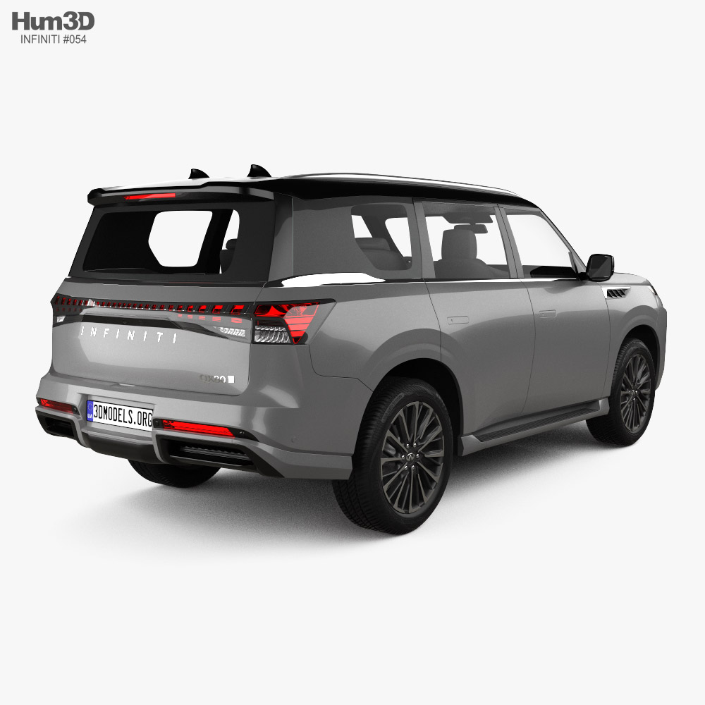 Infiniti QX80 Autograph US-spec 2024 3D model