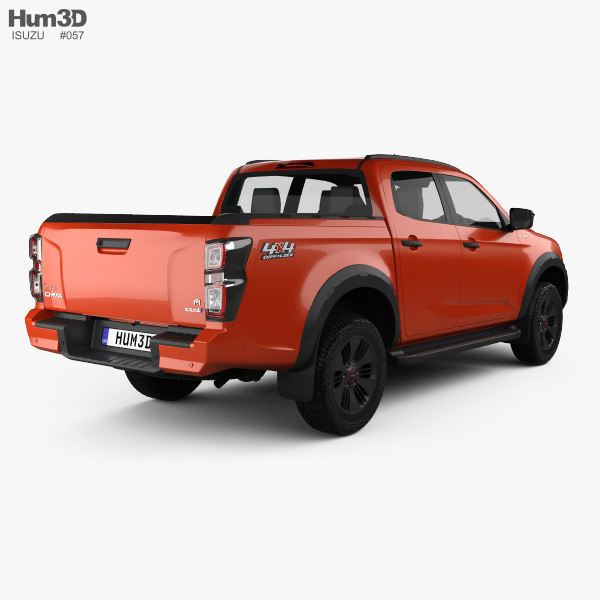 Isuzu D-Max Double Cab Vcross 4×4 2023 3D model