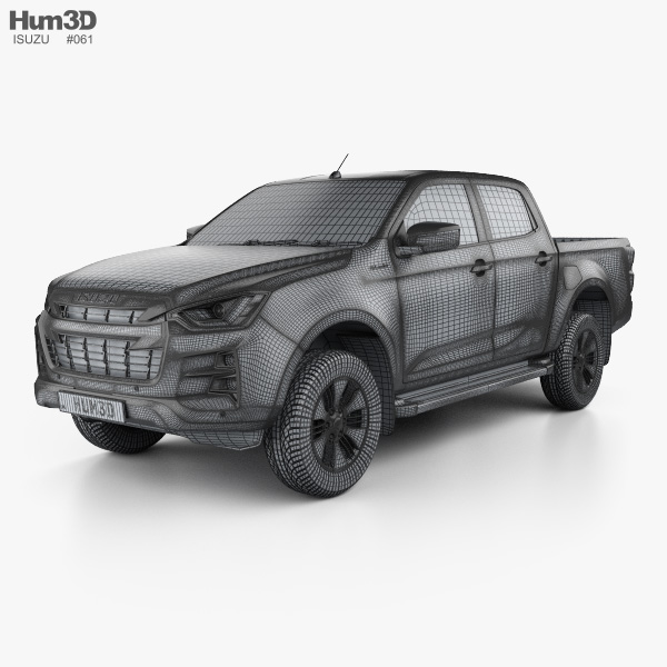 Isuzu D-Max Double Cab Hi-lander 2023 3D model