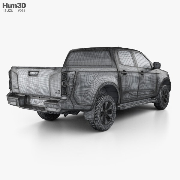 Isuzu D-Max Double Cab Hi-lander 2023 3D model