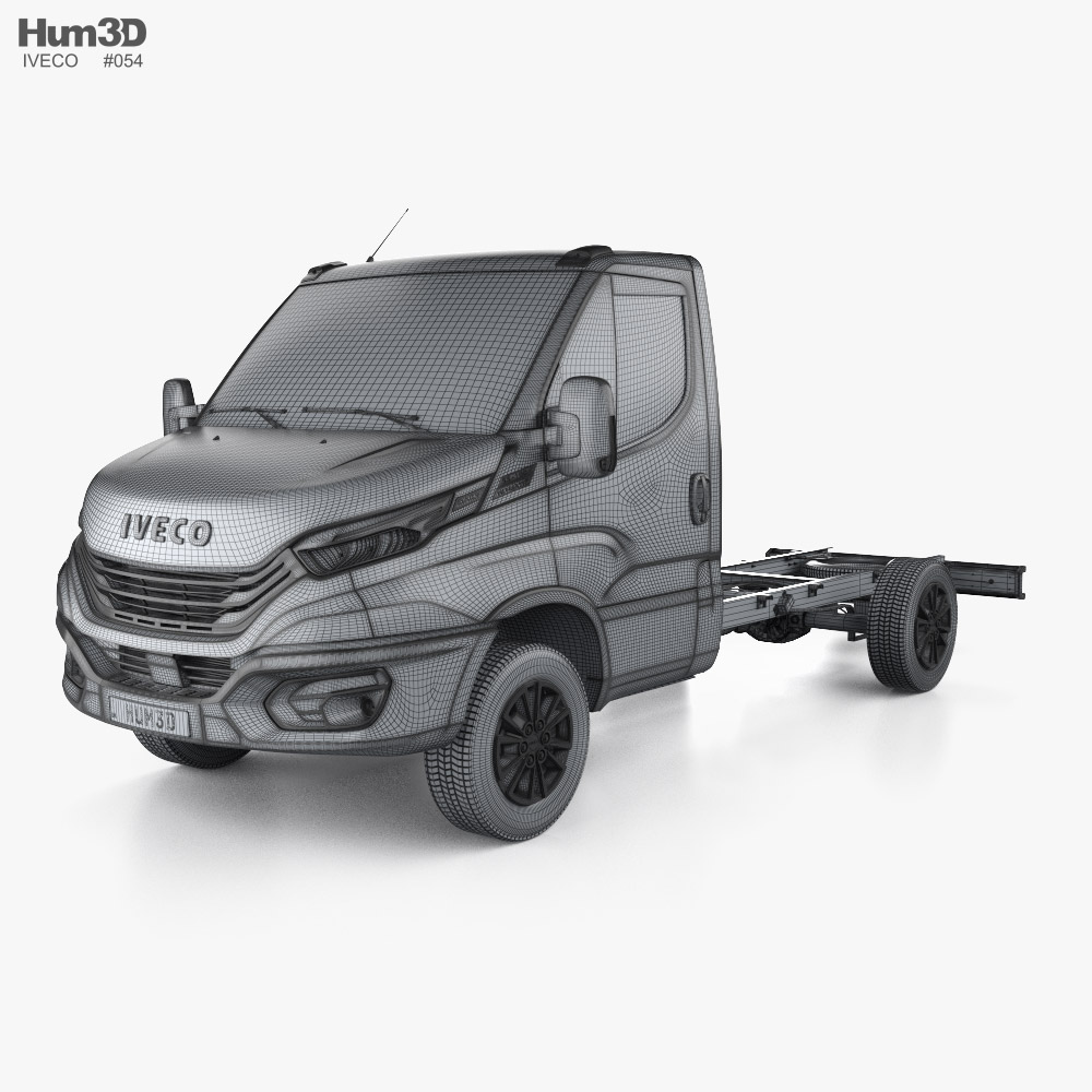 Iveco Daily Single Cab Chassis 2024 3D model