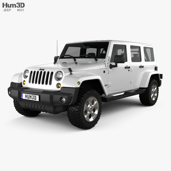 Jeep Wrangler Unlimited Sahara 2017 3D model