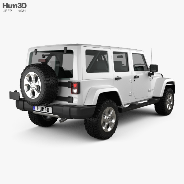 Jeep Wrangler Unlimited Sahara 2017 3D model