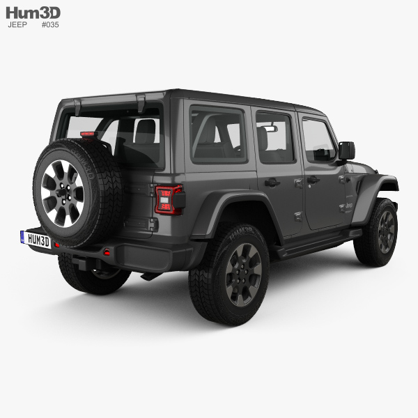 Jeep Wrangler Unlimited Sahara 2020 3D model