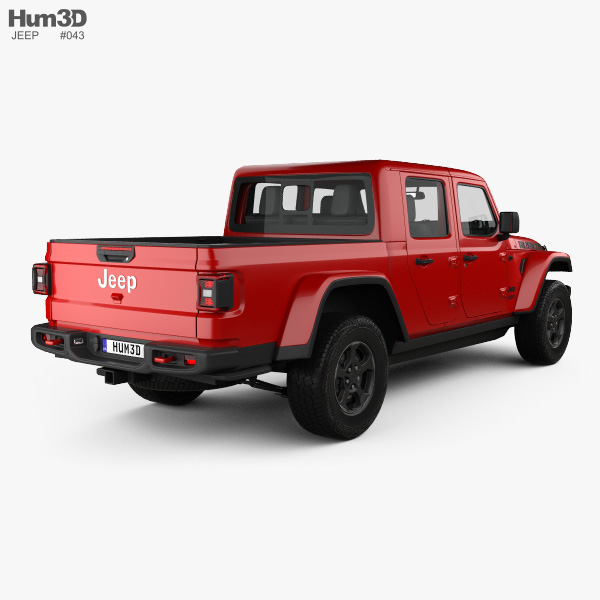 Jeep Gladiator (JT) Rubicon 2023 3D model