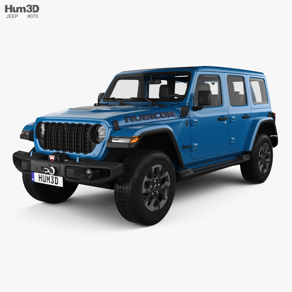 Jeep Wrangler Unlimited Rubicon X 4xe 2024 3D model