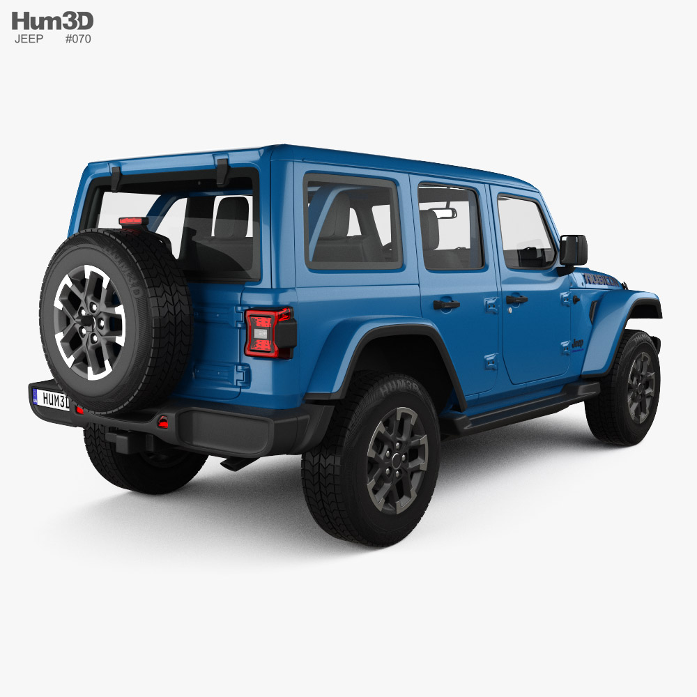 Jeep Wrangler Unlimited Rubicon X 4xe 2024 3D model
