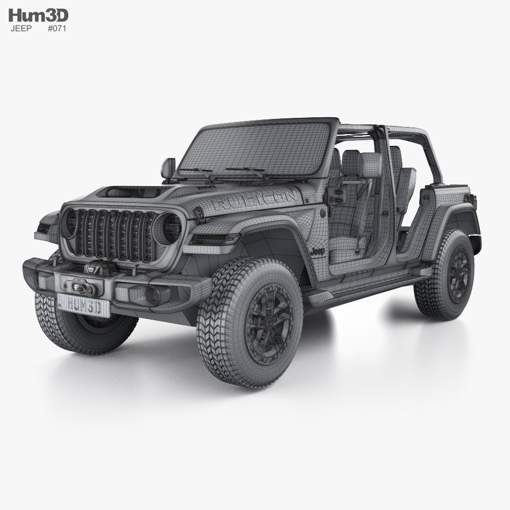 Jeep Wrangler Unlimited Rubicon 392 2024 3D model