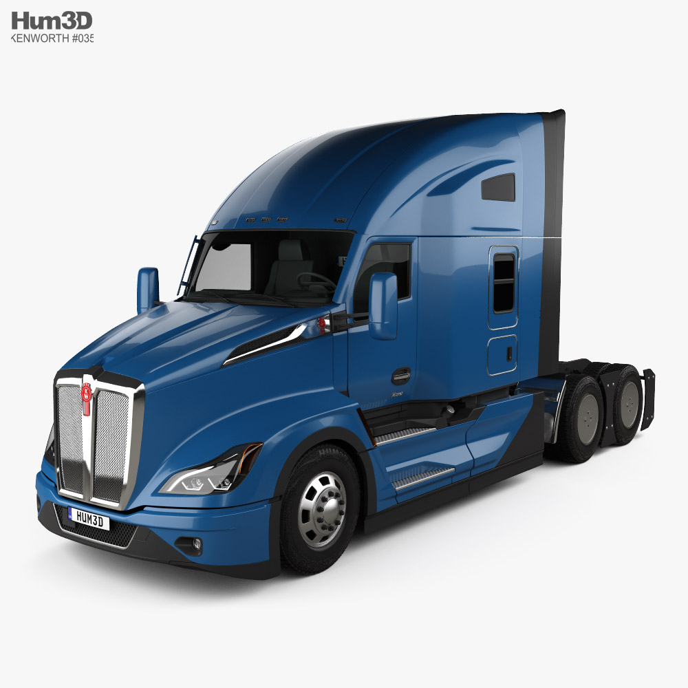 Kenworth T680 Sleeper Cab Tractor Truck 2024 3D model